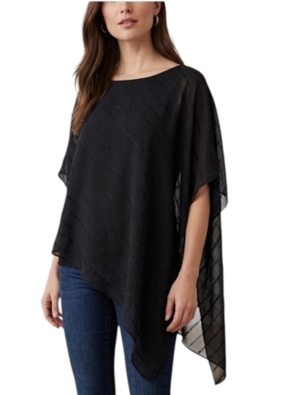 Avenue Black Sheer Top size 26/28